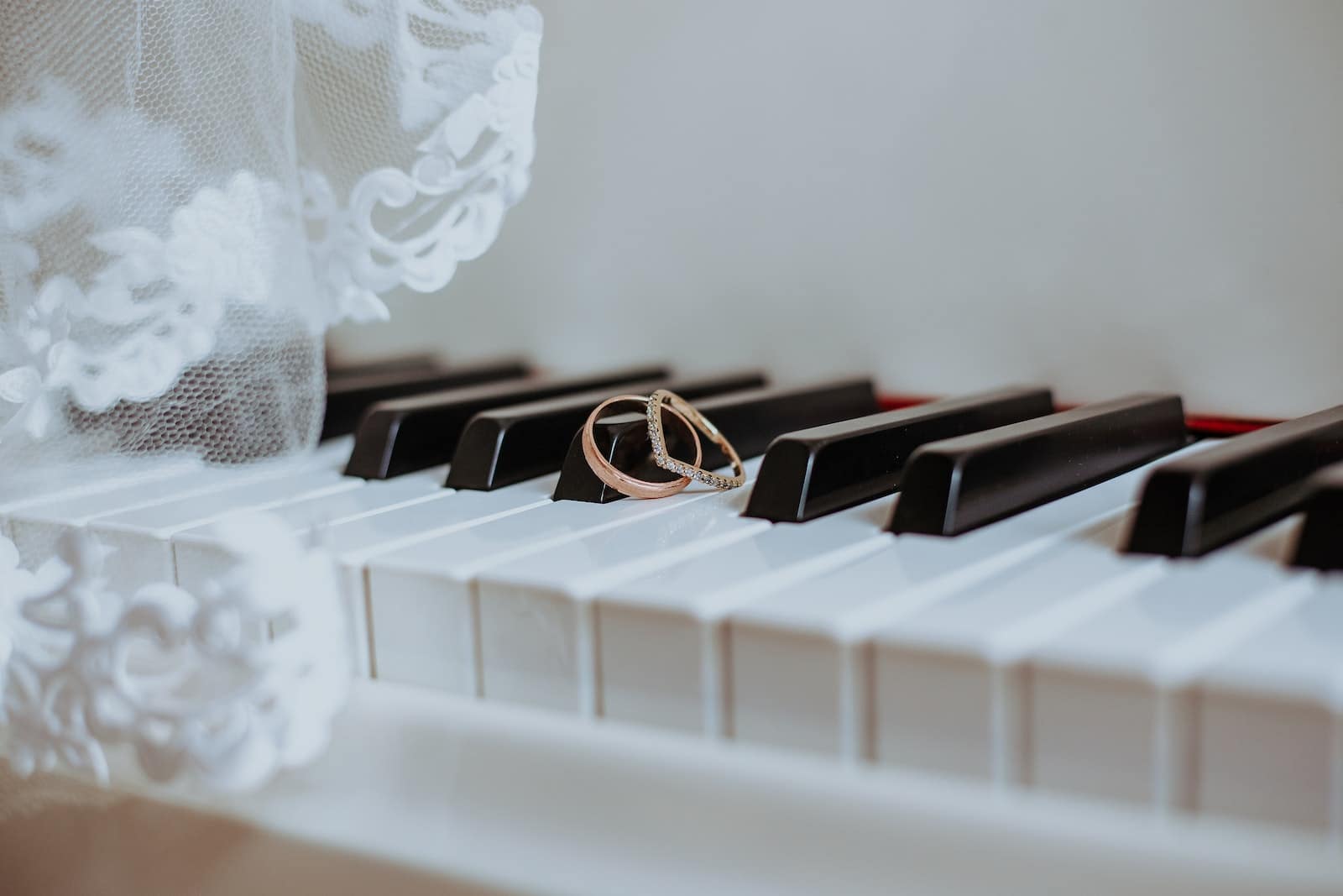 A romantic wedding celebration set to music