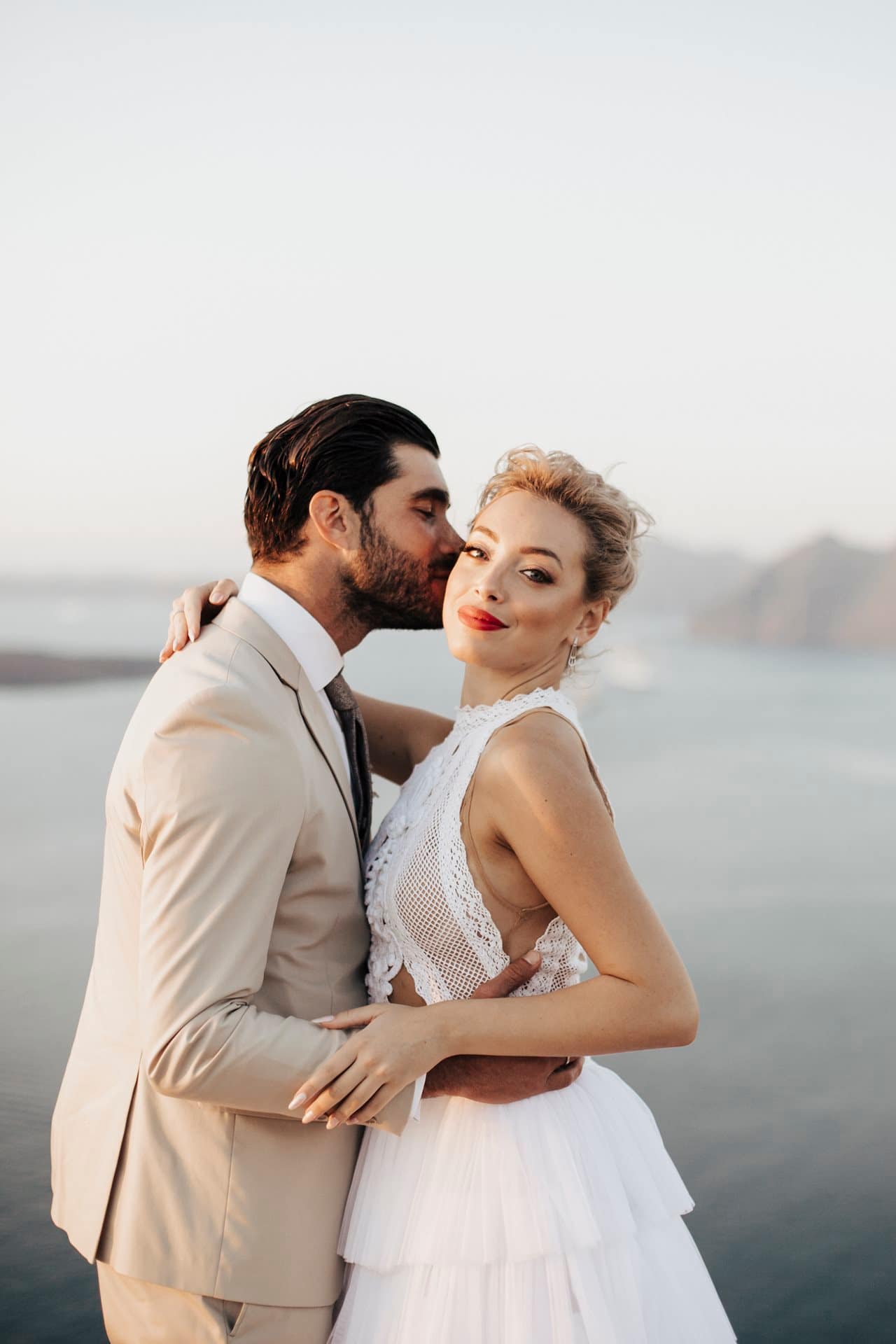 Editorial styled shoot in Santorini