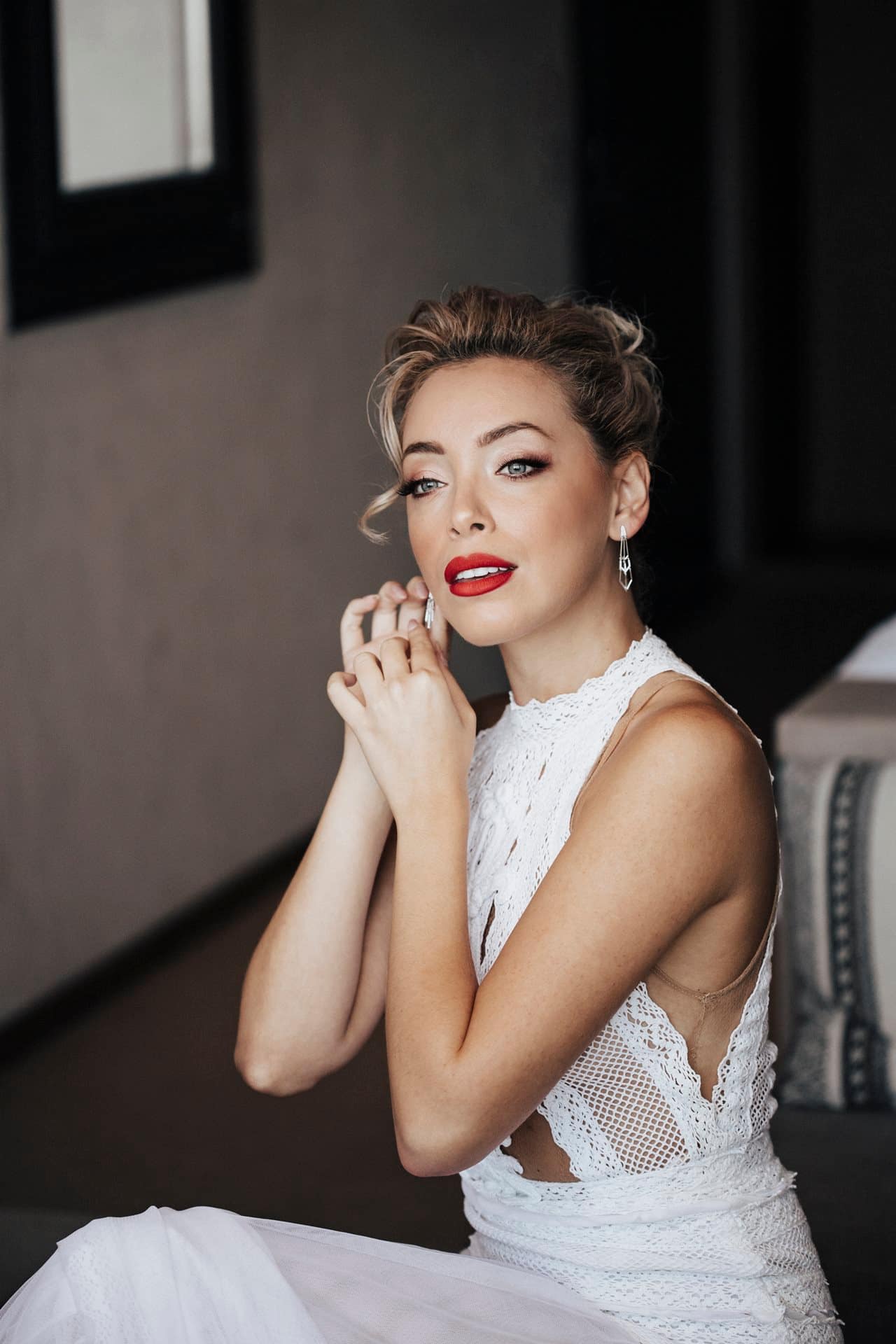 Editorial styled shoot in Santorini