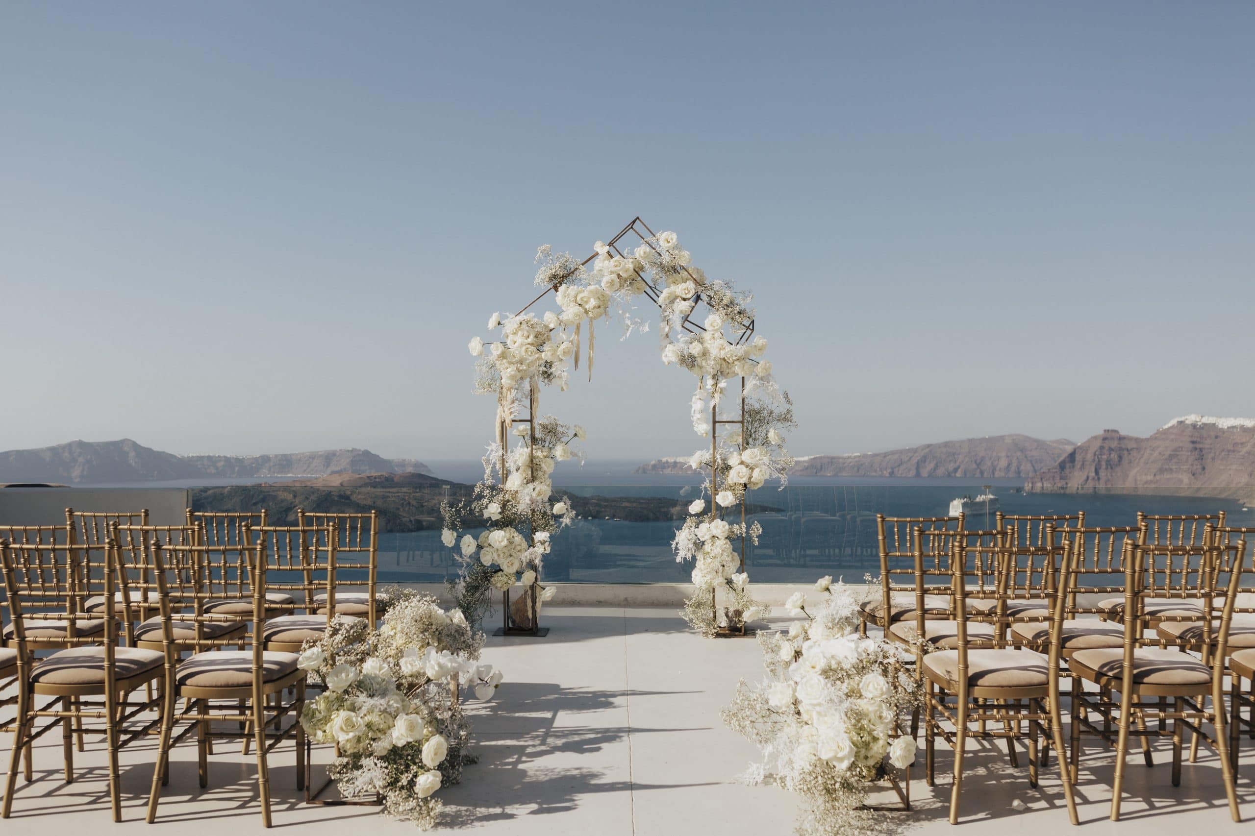 Editorial styled shoot in Santorini